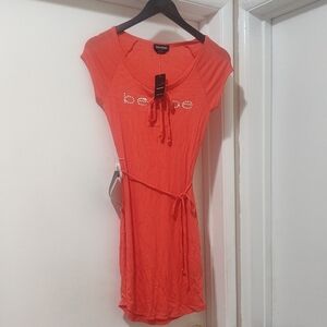 Bebe Orange Mini Dress